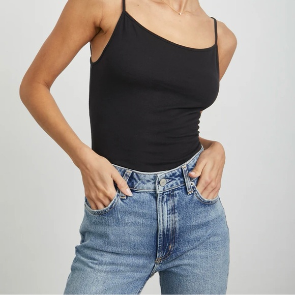 Rails The Sunset High Rise Slim Flare Size 25 Cascade Blue Denim Jeans Pants - Picture 5 of 8